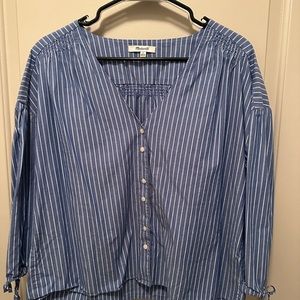 Madewell pinstripe blouse